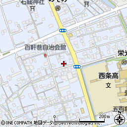愛媛県西条市明屋敷426-1周辺の地図