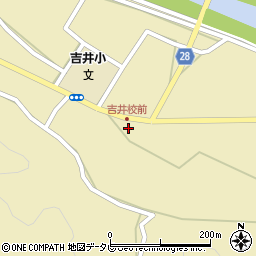 徳島県阿南市吉井町皇神周辺の地図