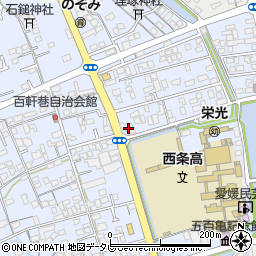 愛媛県西条市明屋敷428-4周辺の地図