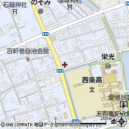 愛媛県西条市明屋敷428-4周辺の地図