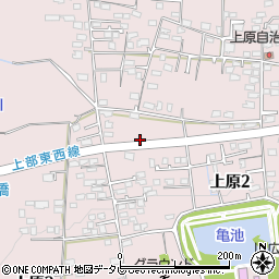 愛媛県新居浜市上原周辺の地図