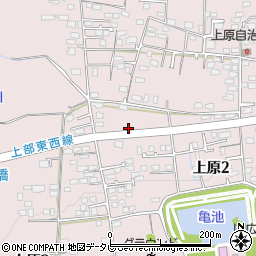 愛媛県新居浜市上原周辺の地図