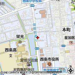 愛媛県西条市明屋敷178周辺の地図