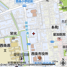 愛媛県西条市明屋敷156周辺の地図