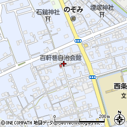 愛媛県西条市明屋敷476-15周辺の地図