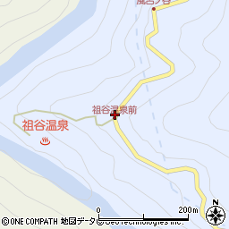 Cafe dinig Hana ホテル祖谷温泉周辺の地図