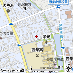 愛媛県西条市明屋敷441周辺の地図