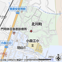 福岡県北九州市門司区北川町5-19周辺の地図
