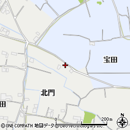 徳島県阿南市長生町（北門）周辺の地図