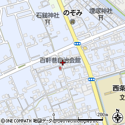 愛媛県西条市明屋敷476-12周辺の地図