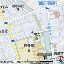 愛媛県西条市明屋敷448周辺の地図