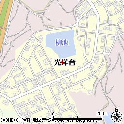 愛媛県松山市光洋台周辺の地図