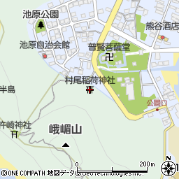 村尾稲荷神社周辺の地図