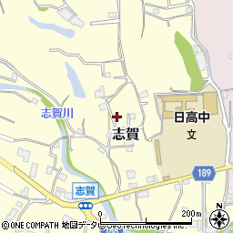 和歌山県日高郡日高町志賀162周辺の地図