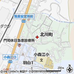 福岡県北九州市門司区北川町5-24周辺の地図