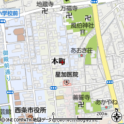 愛媛県西条市明屋敷49周辺の地図