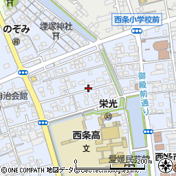 愛媛県西条市明屋敷459-2周辺の地図
