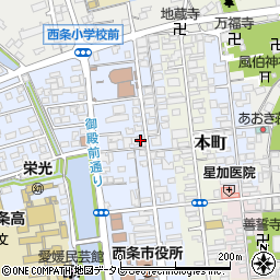 愛媛県西条市明屋敷134周辺の地図