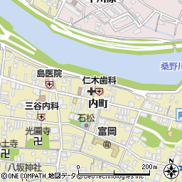 谷造花仏壇店周辺の地図