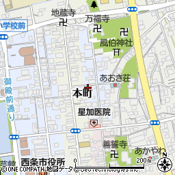 愛媛県西条市明屋敷47-3周辺の地図