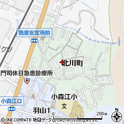 福岡県北九州市門司区北川町5-11周辺の地図