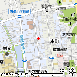 愛媛県西条市明屋敷130周辺の地図