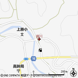 藤川周辺の地図