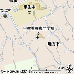 平生学園平生看護専門学校周辺の地図
