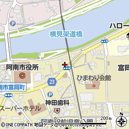 富岡第二児童クラブ周辺の地図