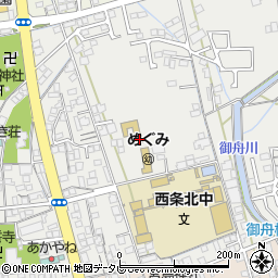 愛媛県西条市朔日市626周辺の地図