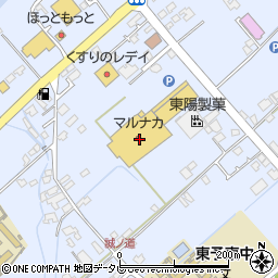 マルナカ東予店周辺の地図