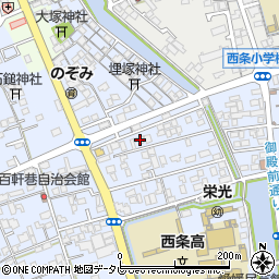 愛媛県西条市明屋敷600周辺の地図