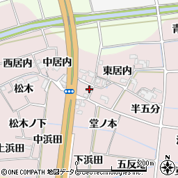 徳島県阿南市七見町中居内264周辺の地図