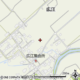 愛媛県西条市広江周辺の地図