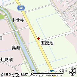 徳島県阿南市西路見町（五反地）周辺の地図
