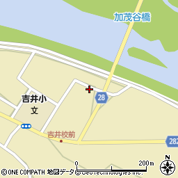 徳島県阿南市吉井町皇神23周辺の地図