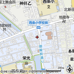 愛媛県西条市明屋敷223周辺の地図