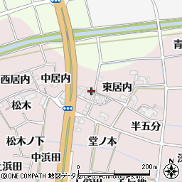 徳島県阿南市七見町中居内267周辺の地図