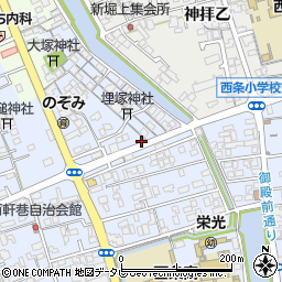 愛媛県西条市明屋敷679周辺の地図