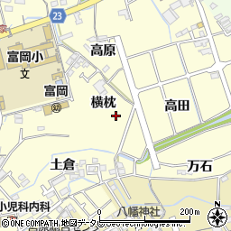 徳島県阿南市領家町周辺の地図