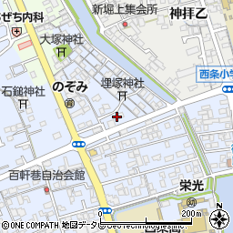 愛媛県西条市明屋敷567周辺の地図