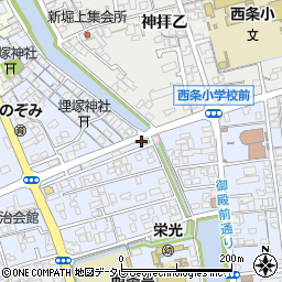 愛媛県西条市明屋敷617周辺の地図