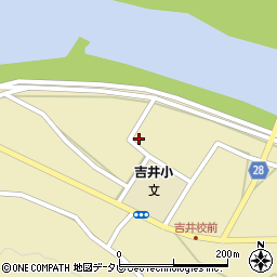徳島県阿南市吉井町原周辺の地図