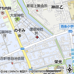 愛媛県西条市明屋敷682周辺の地図