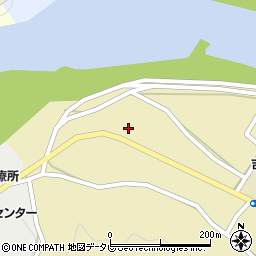 徳島県阿南市吉井町賀美周辺の地図