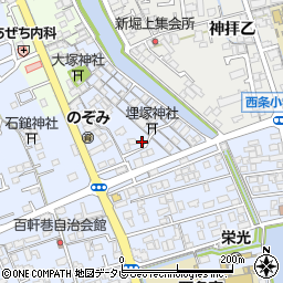 愛媛県西条市明屋敷667-2周辺の地図