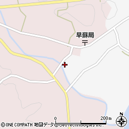 和歌山県日高郡日高川町早藤57周辺の地図