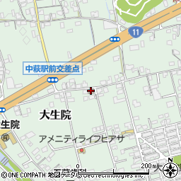 下本郷自治会館周辺の地図