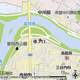 徳島県阿南市富岡町車ノ口周辺の地図