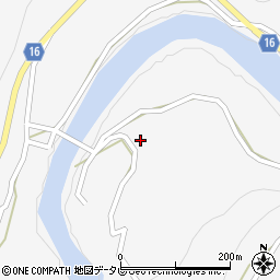 徳島県勝浦郡上勝町正木坊平周辺の地図